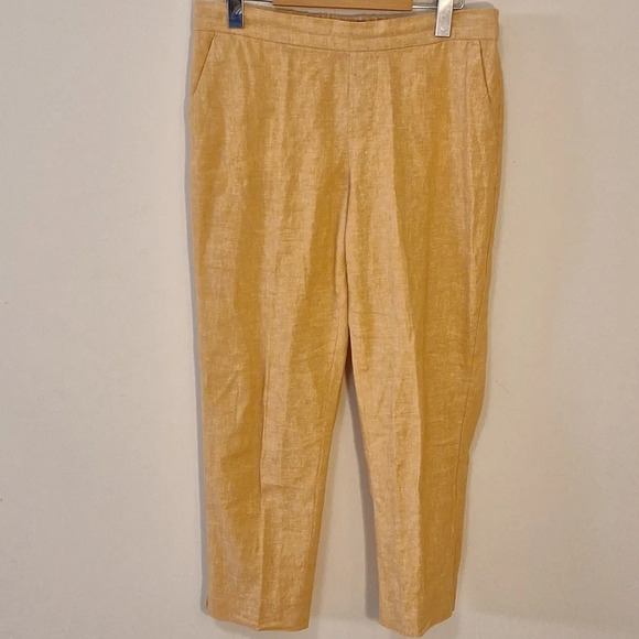 Banana Republic linen blend  Hayden pants SZ 6P - Picture 2 of 7